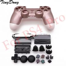PS4 Pro 4,0 Controller Rose Rosa Fall Weiche Glatte Gehäuse Shell Abdeckung Für PS4 Pro V2 Dualshock 4 Pro JDS 040 JDM 040