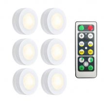 Cabinet Light Wireless Dimmable Touch Sensor LED Night Lamps Battery Powered Remote Control Suitable for Kitchen Stair Bedroom