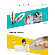 E27 E14 LED Candle Light Bulb 5W 7W 9W 12W 110V 220V Frosted Flame Lamp C35 vintage Edison home chandelier bulb warm white