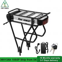 Elektrofahrrad 36V Akku YOSE POWER Gepäckträger Ebike Akku 36V 13Ah 15,6Ah 17,4Ah Lithiumbatterie