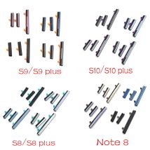 Nuovo set di tasti laterali Pulsanti di accensione e volume Parte per Samsung S8 S9 S10 Plus Nota 8 S10 Lite