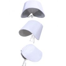 Offred Tale Cosplay Hat Handmaid  Women Hat Cotton White Handmaiden Halloween Party Props