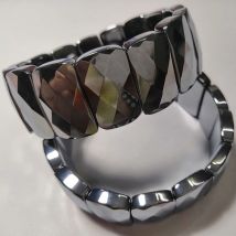 Großhandel Natürliche Terahertz Armband Hand Reihe DIY Fase Energie Stein Armbänder Edle Gesunde Männer Frauen JoursNeige Schmuck