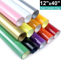 1 rolka 12 "x 40"/30,5 cm x 20/100/150 cm matowy Pu winylu do przenoszenia ciepła dekoracyjne folie wzór T-shirt żelazko na druk HTV HTV Vinyl