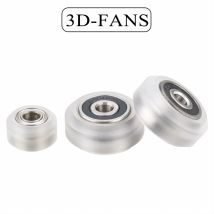 10 Teile/los Openbuilds Kunststoff rad PC Passive Runde rad Umlenkrolle Getriebe perlin rad & V typ nut passive für CNC V-slot