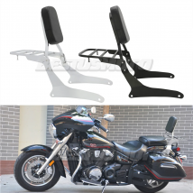 Motorcycle Backrest Sissy Bar For Yamaha V-Star 950 1300 XVS950 XVS1300 XVS950CT Tourer 2009-2016 XVS1300A Midnight 2007-2015