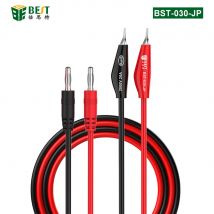 BST-030-JP Power Supply Output Cable 2000V 20A Banana Plug Alligator Clip Multimeter Cell Phone Repair Tools Connecting Line