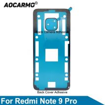 Aocarmo Für Redmi Hinweis 9 Pro Hinten Gehäuse Aufkleber Rückseite Adhesive Zurück Kamera Kleber