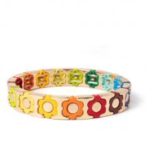 BEUTIFOR Flower Bracelet Enamel Rainbow Enamel Bracelets For Men And Wwomen Cute Kids Enamel Bracelets Hot Selling
