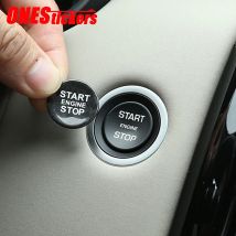 For Land Rover Discovery 5 Range Rover Sport Vogue Evoque Velar For Jaguar E-PACE XJ F-Type Engine Start Stop Button Trim Cover
