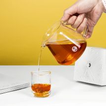 TIMEMORE glass coffee server glass coffee sharing pot coffee pot a water level display mark 360ml / 600ml