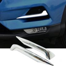 Per Nissan Qashqai J11 2019 2020 2021 2022 Auto Anteriore Fendinebbia Sopracciglio Copertura telaio trim ABS Cromato Accessori Esterni