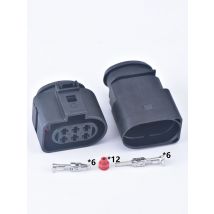 6 Pin 3.5mm 1J0973733 female or male Auto waterproof connector plug LSU 4.2 Oxygen Sensor Connector 1J0973833 1J0 973 733