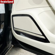 Edelstahl Tür Audio Lautsprecher Rahmen Dekoration Abdeckung Trim Für Audi A6 C8 2019 2020 Auto Styling Innen Zubehör