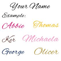 Benutzerdefinierter Text-Aufkleber – Ihr Text, gestanzter Vinyl-Aufkleber, personalisierte Buchstaben, Auto/Tür, Fenster, Stoßstange, Aufkleber für Kinder, Heimdekoration