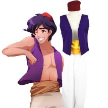 Aladdin Lampe Prinz Aladdin Cosplay Kostüm Adam Prinz Fantasia Arabischen Kostüm Erwachsene Halloween Karneval Party Kostüme