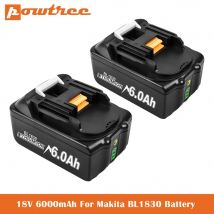 3.0/4.0/6.0/9.0 Ah sostituzione ricaricabile agli ioni di litio per batteria Makita 18V BL1850 BL1830 BL1860 LXT400 trapani a batteria L50