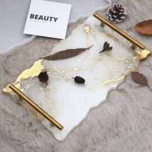 Diy Kristall Epoxidharz Tablett Silikon Form Für Die Herstellung Von Großen Unregelmäßigen Untersetzer Obst Kuchen Tee Platte Formen Handwerk Hause Decoretion