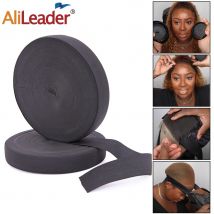 Alileader Elastic Band For Wigs High-Elastic Sewing Elastic Ribbon For Lace Front Wigs Hair Nets Adjustable Wide Elastic Bands