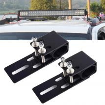 1 paar Universal Auto SUV Dach Rack LED Licht Bar Montage Halterung Offroad Fahren Arbeit Lampe Clamp Halter Auto Pickup zubehör
