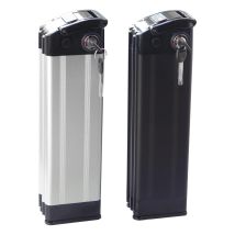EU UNS steuern enthalten silber fisch batterie 36V 10Ah 12Ah 15Ah 250W 500W elektrische bike batterien mit ladegerät