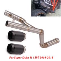 Für KTM 1290 Super Duke R 2014 2015 2016, Slip-on-Motorrad-Auspuffrohr, Schalldämpfer, Fluchtverbindung, Krümmerrohr