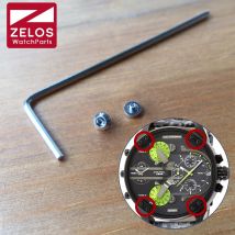 Uhren glas Befestigungs schrauben für dz Diesel mr. daddy 2 Chronograph Herren uhr dz7395 dz7370