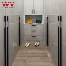 WV Modernen Amerikanischen Griffe Schrank Tür Griffe Knob 800mm 1000mm Lange Griffe Matte Schwarz Gold Messing Griffe Schrank zieht 299