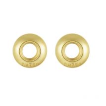 Sinya 18 Karat Gold Dichtung Perle Spacer Halskette Charm Perlen Patch Au750 feiner Schmuck finden DIY Zubehör