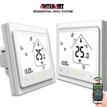 220V 24V Modbus Protokoll Heizkörper Thermostat steuerung für Fußboden heizung WiFi funktioniert mit Yandex Alexa Google Home