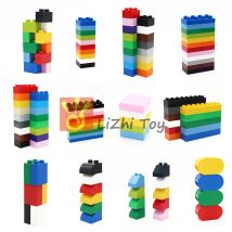 MOC Grandi Dimensioni Building Blocks Mattoni Pendenza Finestre Porta Auto Fiore Pianta Spessa Grande Parte All'ingrosso Compatibile Kid Regalo Creativo Giocattoli