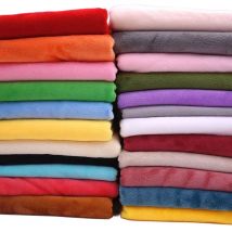 50cm * 160cm Krótki pluszowy kryształ super miękki pluszowy materiał do szycia lalek DIY Ręcznie robiona domowa tkanina tekstylna do zabawek Pluszowa tkanina