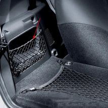 Black Car Rear Trunk Storage Net Bag Storage Pocket Organizer Car Mesh Net Holder For Smart Fortwo 451 2009-2014 Accessories
