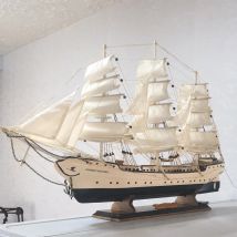 Heißer Verkauf Holz Segelboot Modell Ornament Massivholz Wohnzimmer Dekoration Schiff Europäischen Stil Geschenk