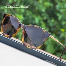 CRIXALIS Square Polarized Sunglasses For Women 2025 Brand Design Anti Glare Driving Retro Sun Glasses Men UV400 zonnebril heren