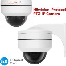 5,0 MP Mini PTZ IP Kamera Super HD 25660x1920 Pan/Tilt 5X Zoom IR Dome Kamera Wetter poE IP Kameras