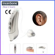 Apparecchi acustici Audifonos Mini amplificatori audio digitali AAB100 a 6 canali Apparecchi acustici wireless per sordità/anziani