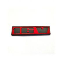 Original Car Accessories 2 PCS Red Color Rabbit GT Scirocco 16V Badge Golf Emblem