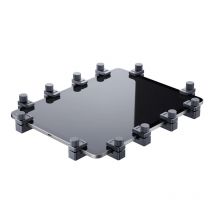 Qianli Universal-Befestigungsclip für Telefon-Bildschirm, Befestigungsclip aus Aluminiumlegierung für Telefon, verstellbare Bildschirm-Befestigung hinteres Glas