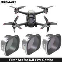 ORBMART Objektivfilter für DJI FPV Combo CPL UV ND 8 16 32 STAR NIGHT Kamerafilter Objektivschutz für DJI FPV Drohnenzubehör