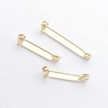 10 stücke gold farbe Brosche Basis Pins Blank Sicherheit Lock Brosche Pin Basis Für DIY Schmuck Machen Kleidung Erkenntnisse