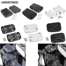 Moto CNC Pompa Freno Copertura Anteriore Posteriore Per Harley Touring Road King Street Electra Glide Ultra V-Rod Night Rod