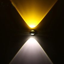 Moderne Wand Leuchte Lichter Kristall Konvexen Linse Up Und Unten Aluminium Leuchte 2W 6W Wand Lampe Für home Zimmer Dekoration