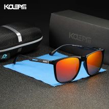 KDEAM Starke Federscharniere Beschichtung Polarisierte Sonnenbrille Herren Leichte TR90-Rahmen Sonnenbrille mit Aluminium-Magnesium-Beinen
