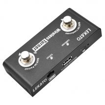 Lekato Wireless External Page Tuner Pedal Gitarreneffektpedal Page Turner Pedal für Gitarre Looper Smartphones Tablets