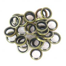 20 stücke M8 M10 Banjo Bolt Öl Ablauf Schraube Abdichtung Washer dichtungen für Motorrad Hydraulische kupplung Bremse Pumpe Bremse Schlauch sattel