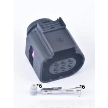 1 set 6 Pin female LSU 4.9 Throttle Valve Control Element Auto Temp Sensor Plug Deflation Connector 4H0973713 4H0 973 713 For VW