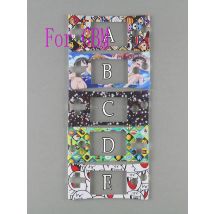 1pc Neue muster Für GameBoy Micro Abdeckung Mode stil Front frontplatte abdeckung für GBM System Front shell fall gehäuse