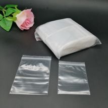 1000 stücke PE Ziplock Tasche Weiß Kunststoff Tasche Lagerung Tasche für Reise Weihnachten Geburtstag Party Hochzeit Geschenk Verpackung Tasche Klar zip-Lock