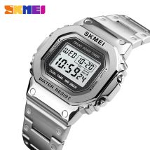 Skmei Männliche Chronograph Countdown Digitaluhr Für Männer Mode Outdoor Sport Armbanduhr herren Uhr Alarm Mann Uhr Wasserdicht